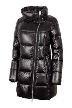 N722 Damen Winterjacke in Daunen-Optik Snowimage (38, schwarz) von Grimada