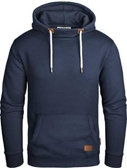 Grin&Bear Herren Kapuzenpullover Kapuzenjacke Hoodie mit hoch abschließendem Kragen GEC494 (M, Navy) von Grin&Bear