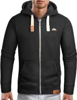 Grin&Bear Herren Kapuzenpullover schwarz, M, GEC022 von Grin&Bear