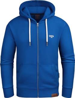 Grin&Bear Hoodie Herren Hoodie Sweatjacke GEC607 Blau XL von Grin&Bear