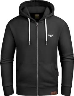 Grin&Bear Hoodie Herren Hoodie Sweatjacke GEC607 Schwarz L von Grin&Bear