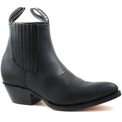 Grinders Maverick Herren Cowboy Stiefel, Schwarz, Größe 38 von Grinders