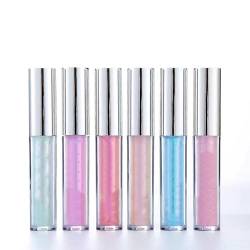 6Color Shiny lip Color Suit, Pearl Bright Moisturizing Durable Non Stick Cup Shiny liquid lipstick, liquid Glaze luster liquid lip Metal lipstick (#05) von Grindrom