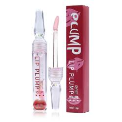 Tinted Lip Oil Gloss, Plumping Hydrating Stay Glossy 24 Hour Lipgloss, Moisturizing Shine Lip Gloss, Non-Stick Non-Drying Long Lasting Clear Tint Lipstick for Women, Reduce Lip Wrinkle (red) von Grindrom