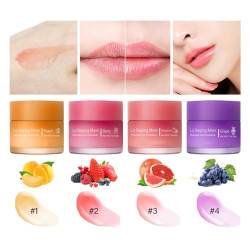 lip Sleeping mask, Lip Mask Lip Care Moisturizing Fruit Overnight Lip Balm Skincare Lip Oil, Lip Skin Care, Hydrating Nourishing Sleep Anti-chapped Lip Cream for Women Men (Yellow peach) von Grindrom