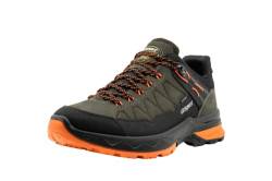 Grisport Cross Evolution Tras Herren,Männer,Trekkingschuhe,Trailrunning-Schuhe,Wanderhalbschuhe,wasserabweisend,Gritex, Anthracite/Orange, EU 43 von Grisport