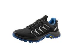 Grisport Cross Evolution Tras Herren,Männer,Trekkingschuhe,Trailrunning-Schuhe,Wanderhalbschuhe,wasserabweisend,Gritex, Black/Acqua, EU 44 von Grisport