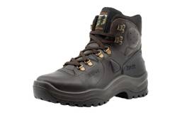 Grisport Damen und Herren Outdoorstiefel,Trekkingstiefel,Wanderstiefel,Echtleder,atmungsaktiv,wasserabweisend,Gritex Membran,Vibramsohle,Dunkelbraun, EU 38 von Grisport