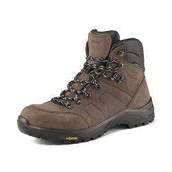 Grisport Hiking Evo High,Damen,Herren,Trekking- und Wanderstiefel,Berg-Schuh,wasserdicht,mittelhoher Schaft,Zehenkappenschutz,Dunkelbraun,EU 41 von Grisport