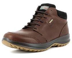 Grisport Sneaker High,Männer,Herren Halbschuh,wasserdicht,bequem,halbhoher Lederschuh,Echtleder,Active-System,rutschfest,Braun,EU 44 von Grisport