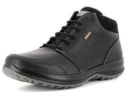 Grisport Sneaker High,Männer,Herren Halbschuh,wasserdicht,bequem,halbhoher Lederschuh,Echtleder,Active-System,rutschfest,Schwarz,EU 41 von Grisport