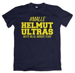 Helmut Ultras Herren T-Shirt Ballermann Mallorca Shirt Navy Größe XXL von Grobe Jungs