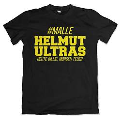 Helmut Ultras Herren T-Shirt Ballermann Mallorca Shirt Schwarz Größe L von Grobe Jungs