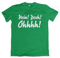 Nein! Doch! Ohhhhh! Herren T-Shirt Fun Shirt Louis de Funès Kelly Green Größe L von Grobe Jungs