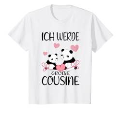 Kinder Große Cousine 2024 - Ich werde große Cousine T-Shirt von Große Cousine Geschenk & Outfit für Cousinen