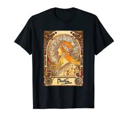 Alphonse Mucha | Tierkreis | Jugendstil T-Shirt von Große Gemälde Shirt Designs