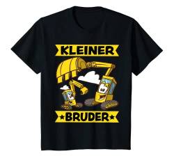 Kinder Großer Bruder 2023 Kleiner Bruder 2023 Bagger Baustelle Baby T-Shirt von Großer Bruder 2023 Bagger Baggerfahrer Geschenke