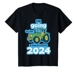Kinder I'm going to be a big brother 2024 T-Shirt von Großer Bruder 2024 Babyparty Baby Ankündigung