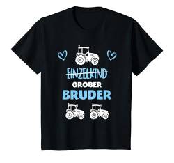 Kinder Schwangerschaft Traktor Großer Bruder 2024 T-Shirt von Großer Bruder 2024 Babyparty Baby Ankündigung