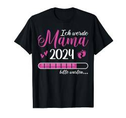 Lustige Baby Ankündigung Nachwuchs Ich werde Mama 2024 T-Shirt von Großer Bruder 2024 Babyparty Baby Ankündigung