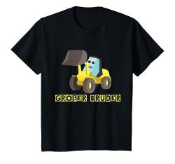 Kinder Großer Bruder Radlader Geschwister Geschenk Bagger Geburt T-Shirt von Großer und kleiner Bruder & Schwester Shop