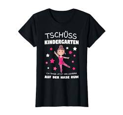 Bye Bye Kindergarten Einschulung Ballerina Mädchen Geschenk T-Shirt von Grundschule & Kindergarten Abschied Geschenke