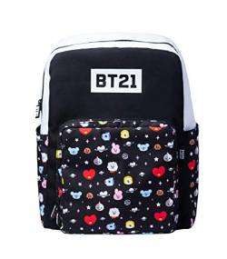 Erik Rucksack - BT21 Daypack - Daypack Rucksack - Daypack Damen - Rucksack Damen - Rucksack Kinder - Sporttasche - Reise Zubehör - BT21 Fanartikel - Offizielle Lizenz von Grupo Erik