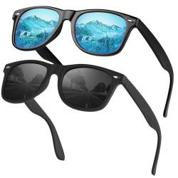 Gtievruo Sonnenbrille Herren Polarisiert Eckig Sonnenbrillen Damen Retro UV400 Schutz für Autofahren Sunglasses Men Woman Designer (Stilvolle Farben) von Gtievruo