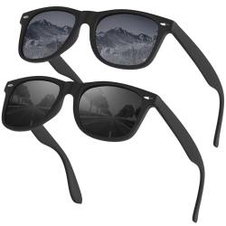 Gtievruo Sonnenbrille Herren Polarisiert Eckig Sonnenbrillen Damen Retro UV400 Schutz für Autofahren Sunglasses Men Woman Designer (Traditionelle Farben) von Gtievruo