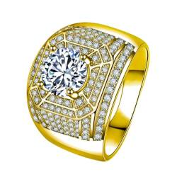 Gu Feng Luxury Zircon Full Zircon Ring Fashion Zircon Engagement Zircon Ring von Gu Feng