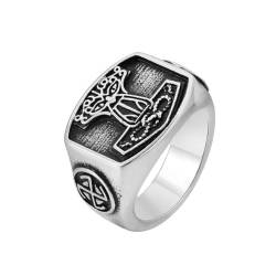 Gu Feng Schmuck Persönlichkeit Vintage Wikinger Herren Titan ring von Gu Feng