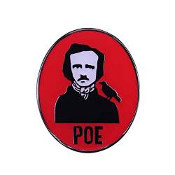 GuDeKe Edgar Allan Poe Raben Anstecknadel Abzeichen von GuDeKe