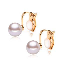 Clip On Earrings Women Dangle Wedding Earrings for Women White Pearl Earrings von Gualiy