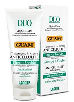 Guam, Anticellulite Körper Duo Behandlung, Kaltwirkende Creme gegen Cellulite und Hautfett, Made in Italy, 200 ml Flasche von Guam