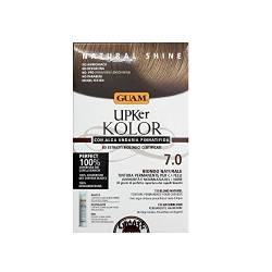 Guam, UPker KOLOR, Natürliche permanente Haarfarbe mit Undaria-Meeresalge und Bio-Extrakten, Ammoniakfreie Farbe, Made in Italy, Farbton 7.0 NATURBLOND von Guam