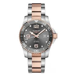 GUANQIN Herren Mechanische Automatik Edelstahl Armbanduhr Keramik Lünette Automatische Saphiruhr Männlich Wasserdicht 100M Sportuhr NH35 Bewegung Datum Leucht von Guanqin