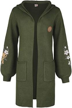 Guardians Of The Galaxy Floral Groot Frauen Cardigan dunkelgrün M von Guardians Of The Galaxy