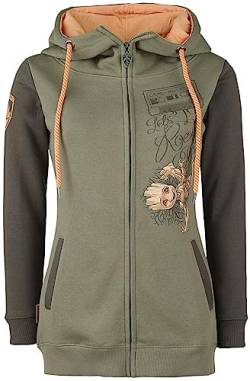 Guardians Of The Galaxy Groot - Let's Rock This Frauen Kapuzenjacke Multicolor 3XL von Guardians Of The Galaxy