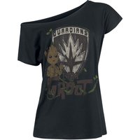 Guardians Of The Galaxy - Marvel T-Shirt - I Am Groot - S - für Damen - Größe S - schwarz  - Lizenzierter Fanartikel von Guardians Of The Galaxy