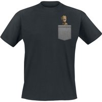 Guardians Of The Galaxy - Marvel T-Shirt - Pocket Groot - S bis XXL - für Männer - Größe XL - schwarz  - EMP exklusives Merchandise! von Guardians Of The Galaxy