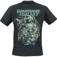 Guardians Of The Galaxy - Marvel T-Shirt - Vol. 3 - Galactic Heroes - S bis L - für Männer - Größe L - schwarz  - EMP exklusives Merchandise! von Guardians Of The Galaxy