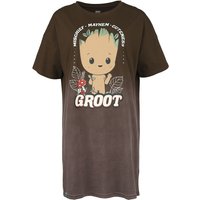 Guardians Of The Galaxy Nachthemd - Mischief Mayhem - S bis XXL - für Damen - Größe L - braun  - EMP exklusives Merchandise! von Guardians Of The Galaxy