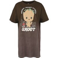 Guardians Of The Galaxy Nachthemd - Mischief Mayhem - S bis XXL - für Damen - Größe M - braun  - EMP exklusives Merchandise! von Guardians Of The Galaxy