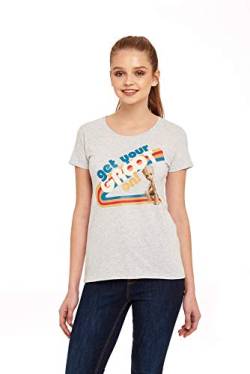 Les Gardiens De la Galaxy Groot – Get Your Groot on Damen T-Shirt, kurzärmlig, Grau meliert, Gris Chiné, M von Guardians Of The Galaxy