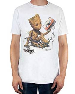 Guardians of The Galaxy Vol 2 Groot Tape Men's T-Shirt (L) von Guardians of the Galaxy