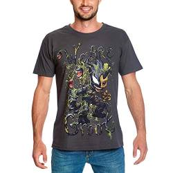 Guardians of the Galaxy Elbenwald T-Shirt Venomized Groot Frontprint für Herren grau - L von Guardians of the Galaxy