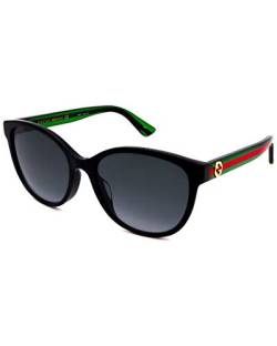 Gucci GG0703SK Black / Green 002 GG0703SK Cats Eyes Sunglasses Lens Category 3 Size 55mm von Gucci