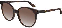 Gucci Unisex – Erwachsene GG0488S-002-54 Sonnenbrille, Havana Dunkel, 54 von Gucci