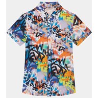 Hemd Allover-Print von Guess Kids