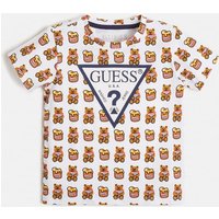 T-Shirt Logo Allover-Print von Guess Kids